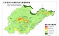 6日傍晚到夜间山东大部地区有雷雨或阵雨