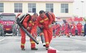 江西萍乡：森林防火员技能比武（图）