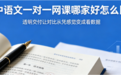 高中语文一对一网课哪家好怎么比？透明交付让对比从凭感觉变成看数据