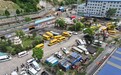航拍山西矿难：矿口停满救护车