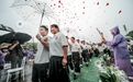 江西德兴：“集体结婚”倡导文明节俭新风（图）