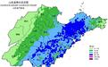 今明两天山东仍有降雨， 海上风力较大 请注意防范