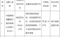 中国邮政储蓄银行股份有限公司周口市分行对中国邮政储蓄银行股份有限公司周口市分行作出行政处罚