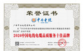 喜报｜广西中为电缆斩获“2026中国电线电缆品质服务十佳品牌”