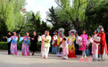 甘肃静宁：学秦腔戏剧　享艺术魅力