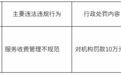 银行财眼｜湖北银行被罚款10万元 因服务收费管理不规范