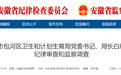 安徽省纪委监委通报：白和凤，被查！