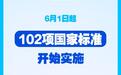 新华社权威快报丨6月1日起102项国家标准开始实施