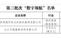 全省第一！九江61家企业获评第三批省级数字化转型标杆