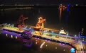 九江：“工业景观”点亮江岸夜色（图）