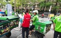 农行深圳福田支行走进小象超市外送站点开展金融宣传活动