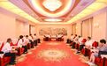 蒋文定会见中国石化江西石油分公司代表、党委书记张文胜一行