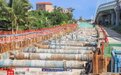 海口江东新区海文南路市政化改造项目管廊全线贯通