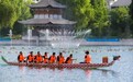 大漠深处的“水上狂欢”　敦煌龙舟大赛燃爆端午