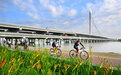 石家庄市滹沱河畔骑行：晨光伴骑行