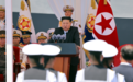 “崔贤”号驱逐舰入列，金正恩出席典礼