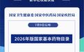 国家基本药物目录迎来新调整