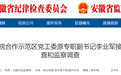 安徽纪委监委通报！涉嫌严重违纪违法，李业军被查