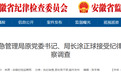安徽一地应急管理局原局长被查！