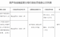 中国大地财产保险股份有限公司葫芦岛中心支公司给予投保人保险合同约定以外利益被处罚