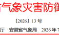 强降雨＋强对流，安徽发布气象灾害防御提示！