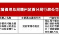 于都农商行盘古山支行被罚25万，涉贷后管理不到位等