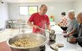 邹城市丁岭村退伍老兵付庆江开办爱心食堂