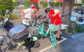 西乡街道河西社区有序归位单车，擦亮城市文明