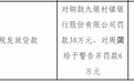 铜鼓九银村镇银行被罚30万元，涉违规放贷
