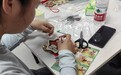 富德生命人寿宣城中支个险举办“立秋聆风”DIY风铃客户活动