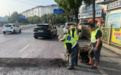 萍乡老城区6条道路修补近千平方米 破损路面焕新