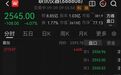 A股“股王”突然跳水