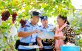 葡萄架下话平安 普法宣传进果园