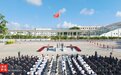 海南自由贸易港国门口岸首次举行国庆节升国旗仪式