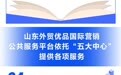 山东企业想出海？一图看懂官方服务平台怎么用