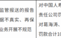中国人寿再保险有限责任公司被罚50万元，因向监管报送的报告数据不真实等