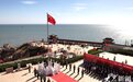 超燃！祖国大陆海岸线最东端，山东首支国门护旗队亮相