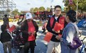 山东临清：古城遍染中国红 家国情怀映街巷