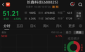 长鑫科技盘中一度跌近7%，创上市以来最大单日跌幅