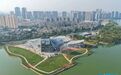 南昌市图书馆新馆显真容 目前正进行室内装修、绿化等施工