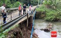暴雨侵袭致万宁两处道路路基损毁 当地应急封闭管控
