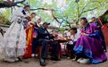 山东枣庄：石榴红里话重阳 山乡共叙团结情