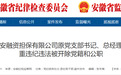 六安市裕安融资担保有限公司原总经理高方亮被“双开”