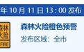 珠海全市森林火险预警信号升级为橙色