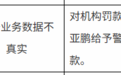 易诚保险经纪被罚40万元，因财务业务数据不真实