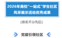 枣庄职业学院案例获评2026年高校“一站式”学生社区风采展示活动优秀成果