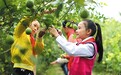 书菜互换 城乡娃娃田里传承勤俭节约