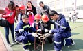 小手拉大手安全进校园 朝阳区举办民防日宣传活动