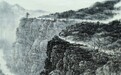 常世煦山水画《朝阳沟》