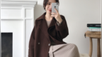 2017秋冬新款双面呢大衣<em>女</em>腰带<em>韩</em><em>版</em>羊毛呢外套中长款零羊